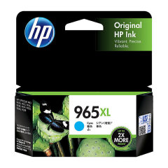 HP 965XL Cyan Ink Cartridge Image